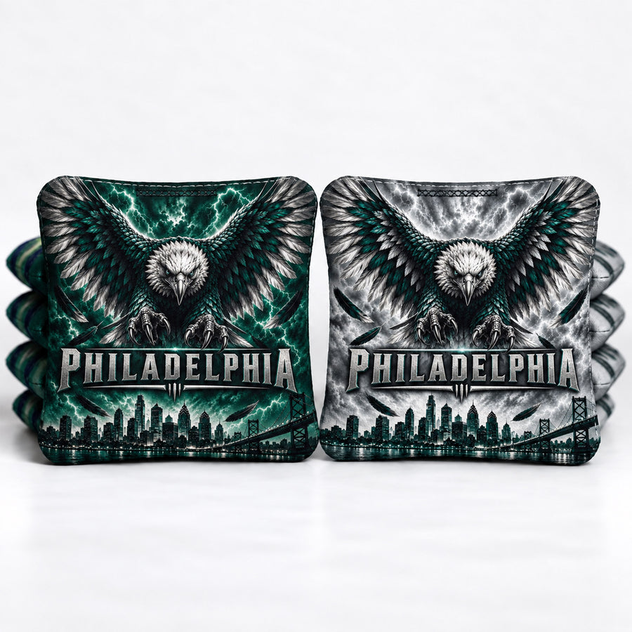 Philadelphia Football 8 Pro Cornhole Bags