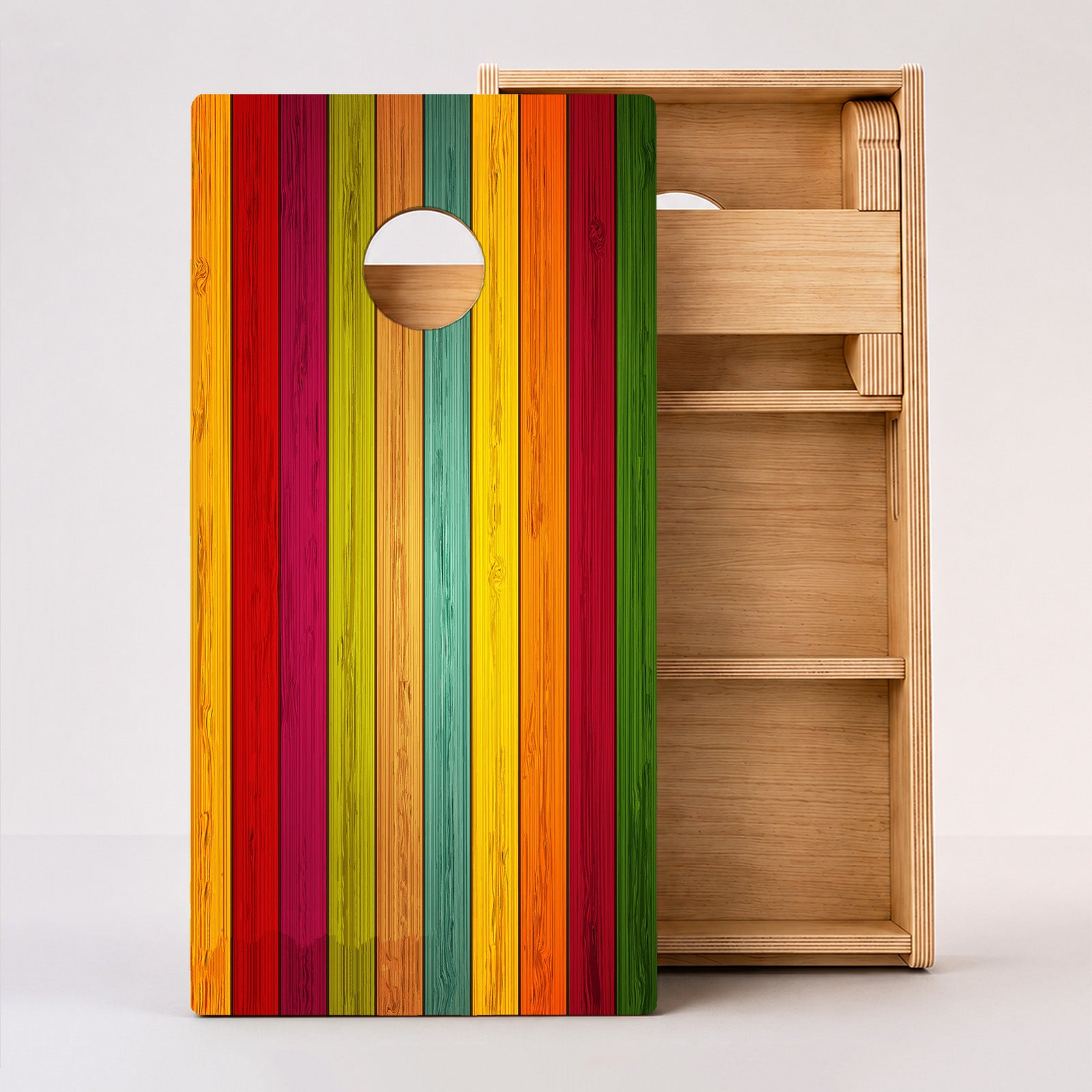 Wood Grain Colors Professional Cornhole Boards