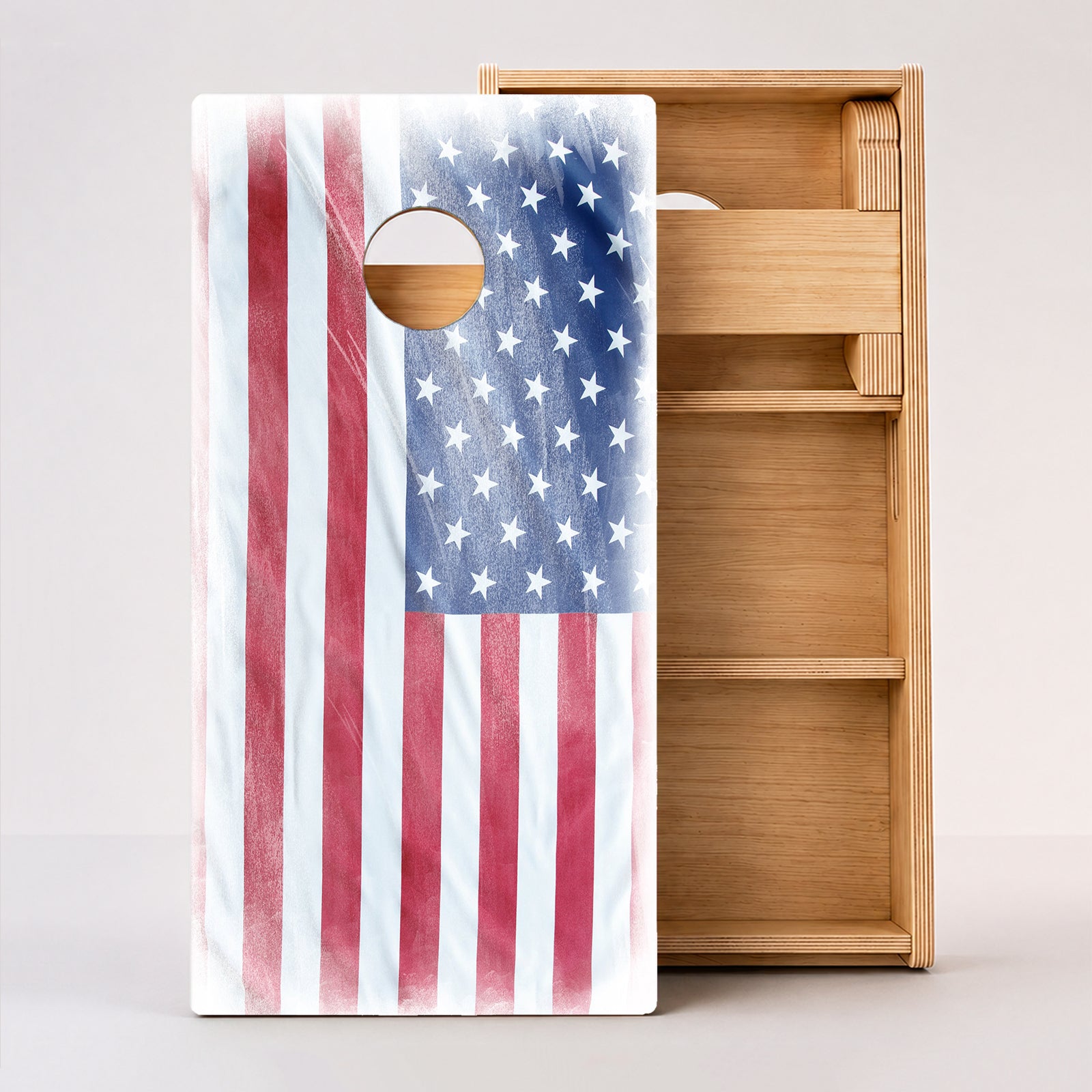 Murky American Flag Professional Cornhole Boards