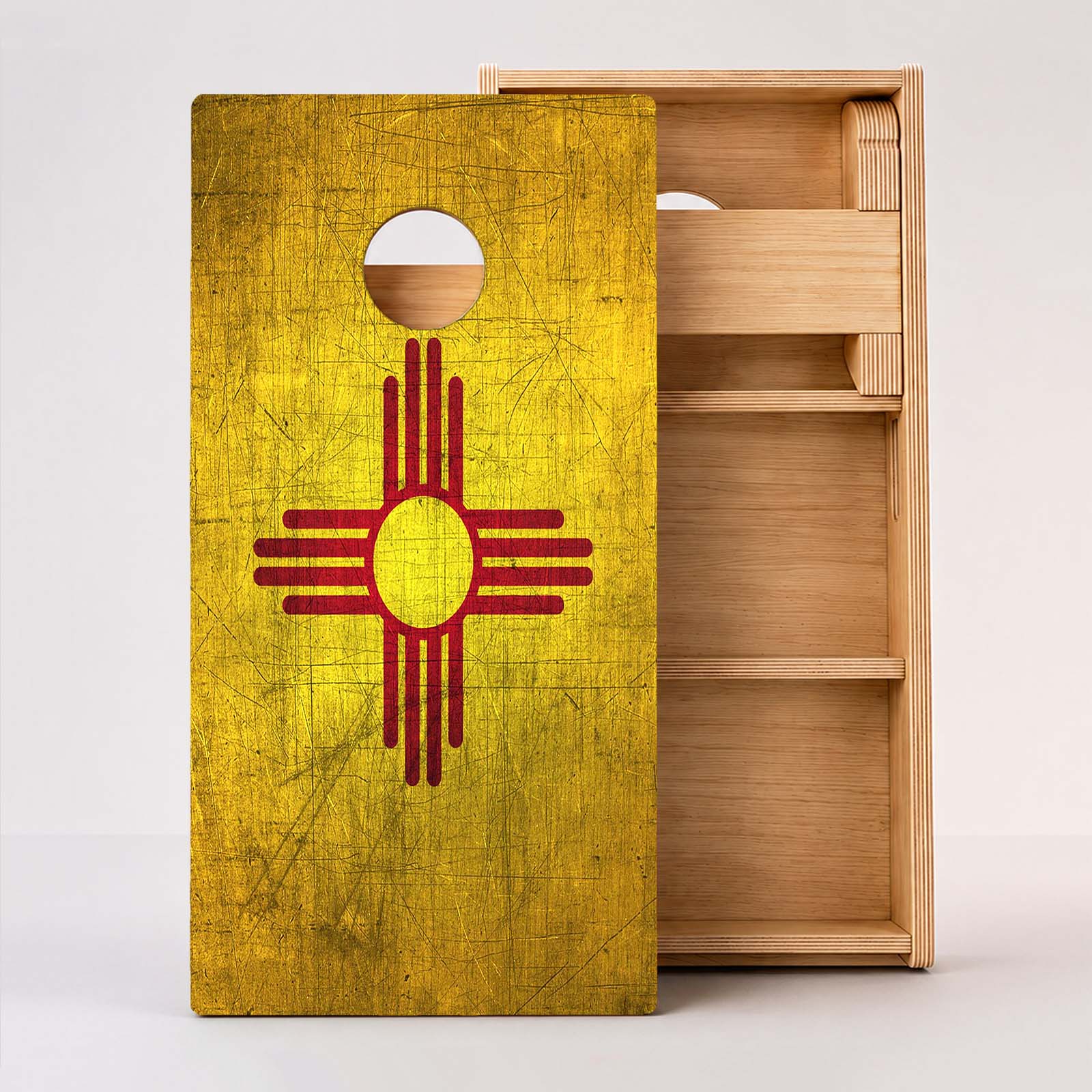 New Mexico Flag Professional Cornhole Boards