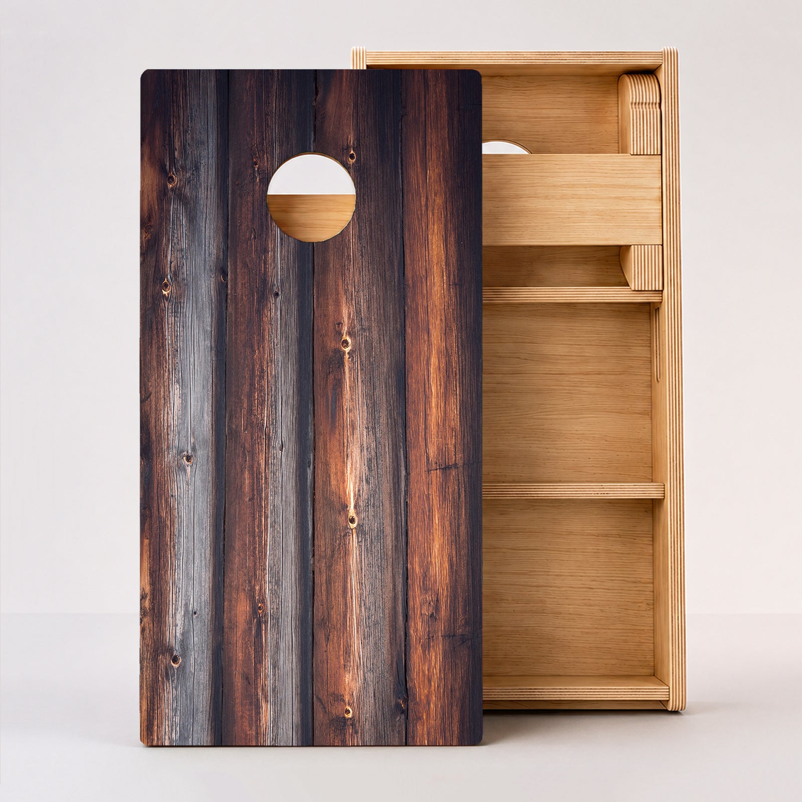 Wood Grain Professional Cornhole Boards