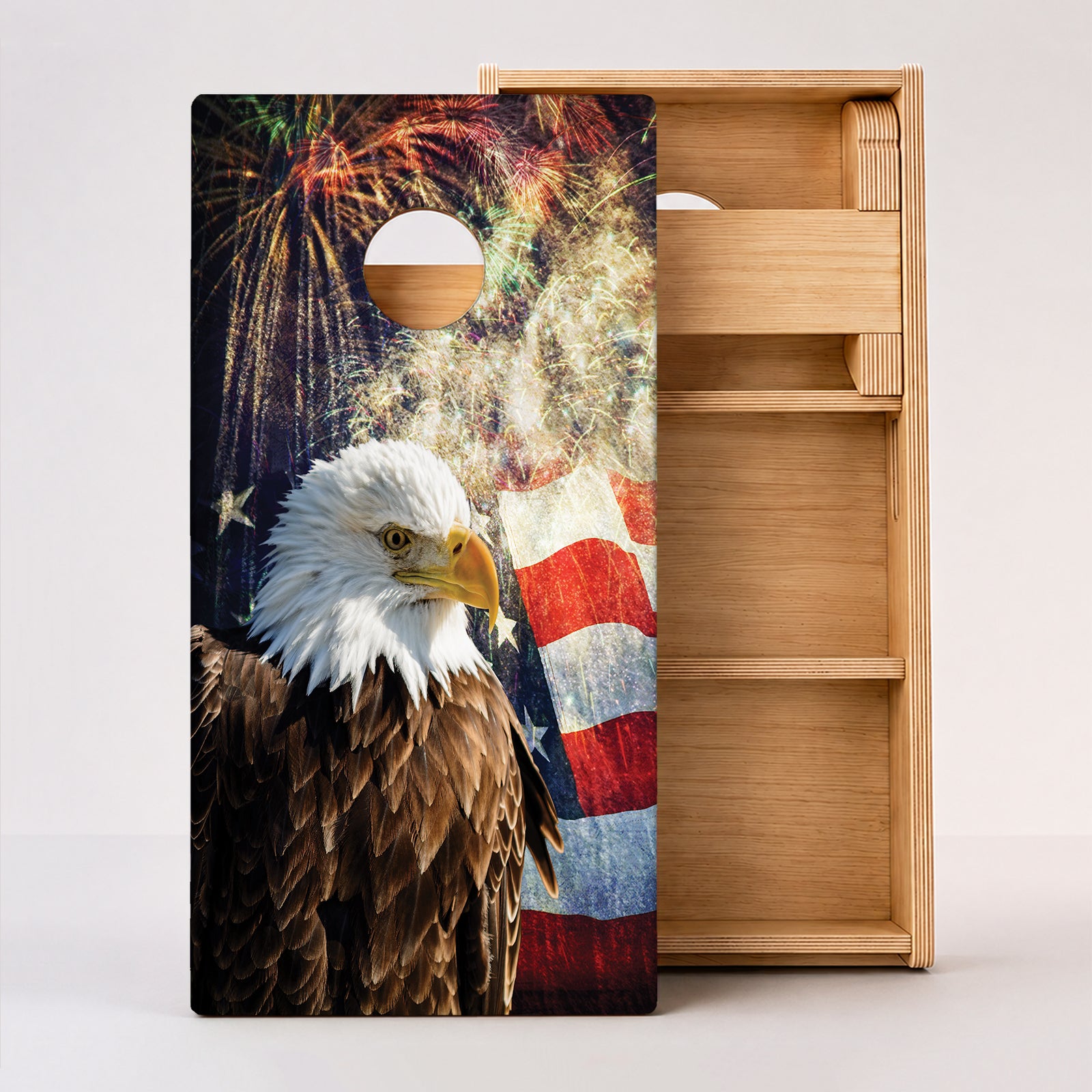 American Flag/Eagle Professional Cornhole Boards