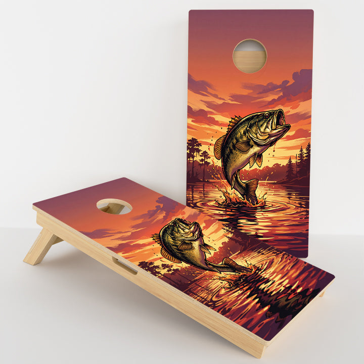 Bass Deer Professional Cornhole Boards