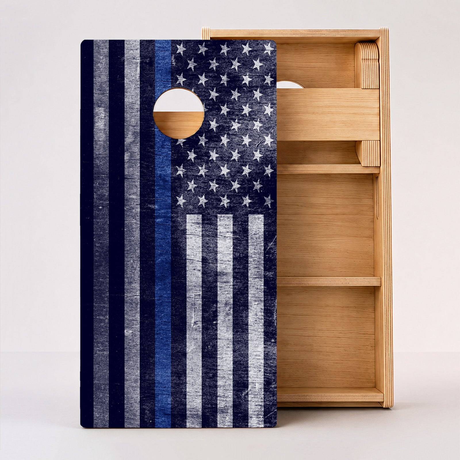 Thin Blue Line Flag Professional Cornhole Boards