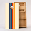 Antique Retro Colored Lines Professional Cornhole Boards