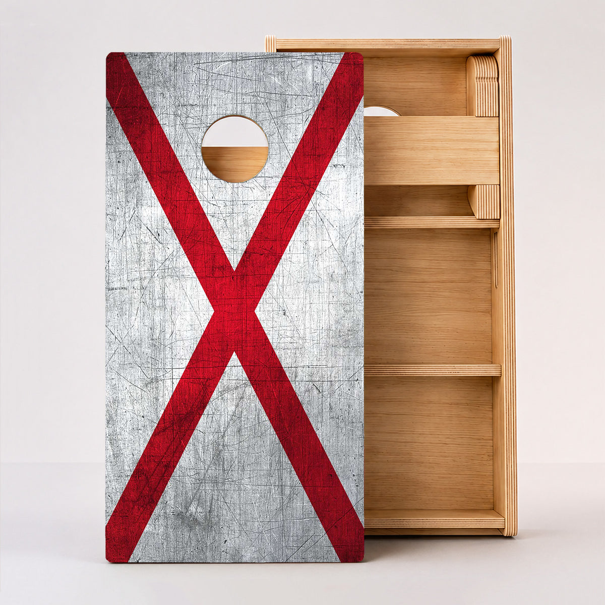 Alabama Flag Professional Cornhole Boards