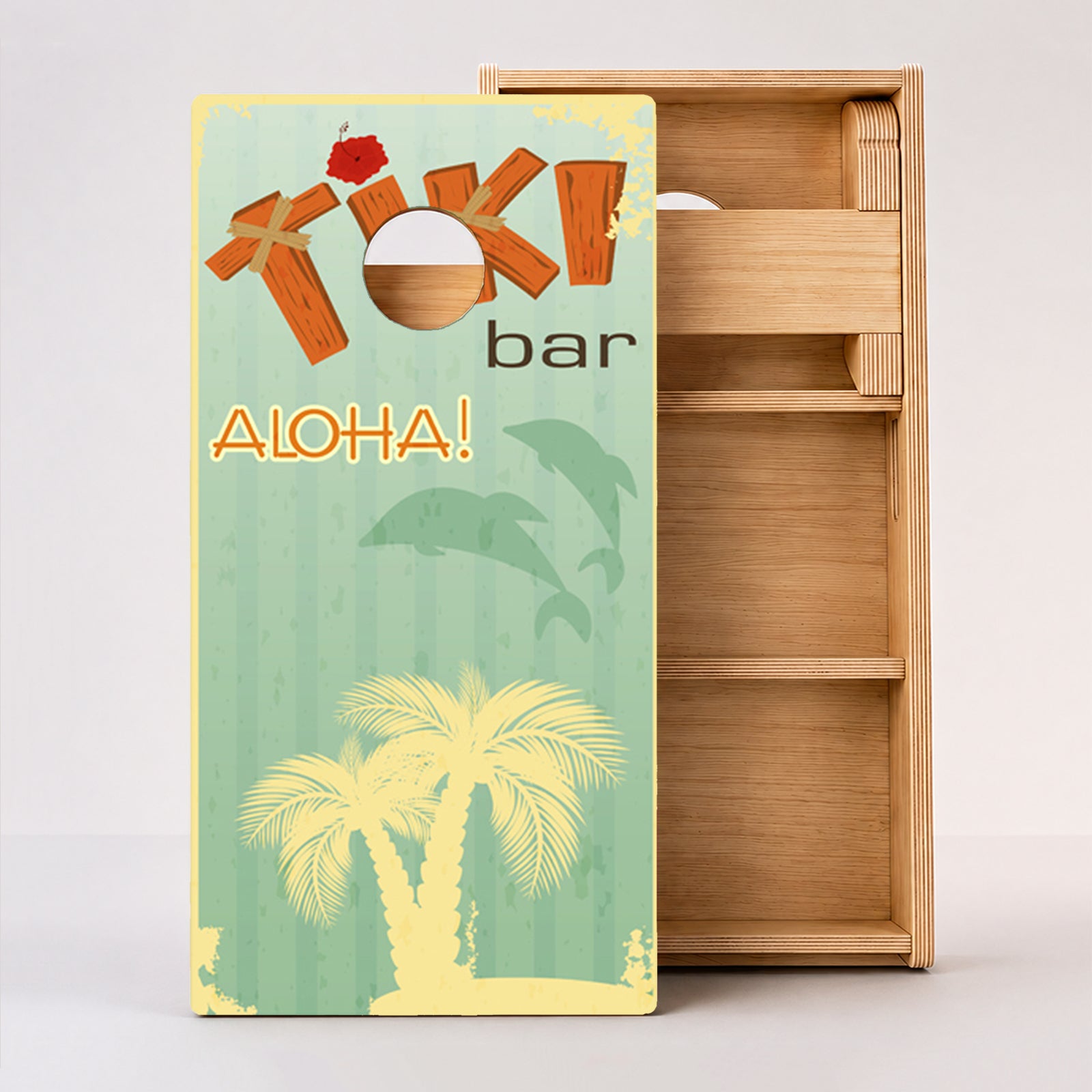 Tiki Bar Professional Cornhole Boards