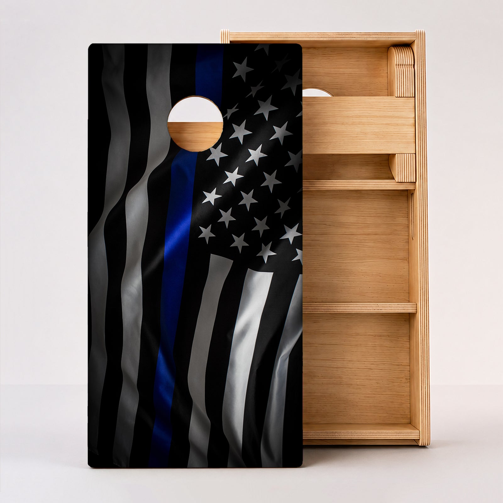 Blue Line Flag Professional Cornhole Boards