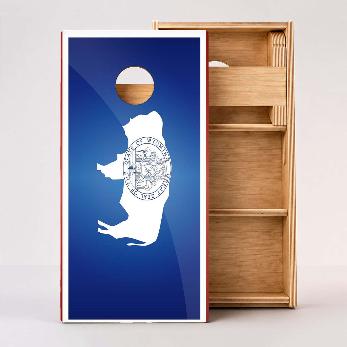 Wyoming Flag Professional Cornhole Boards