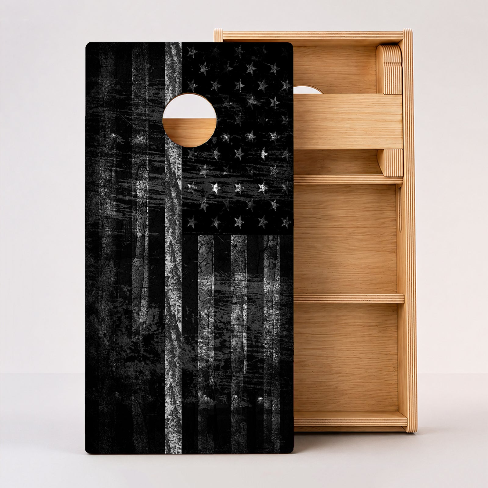 Thin White Line Flag Professional Cornhole Boards