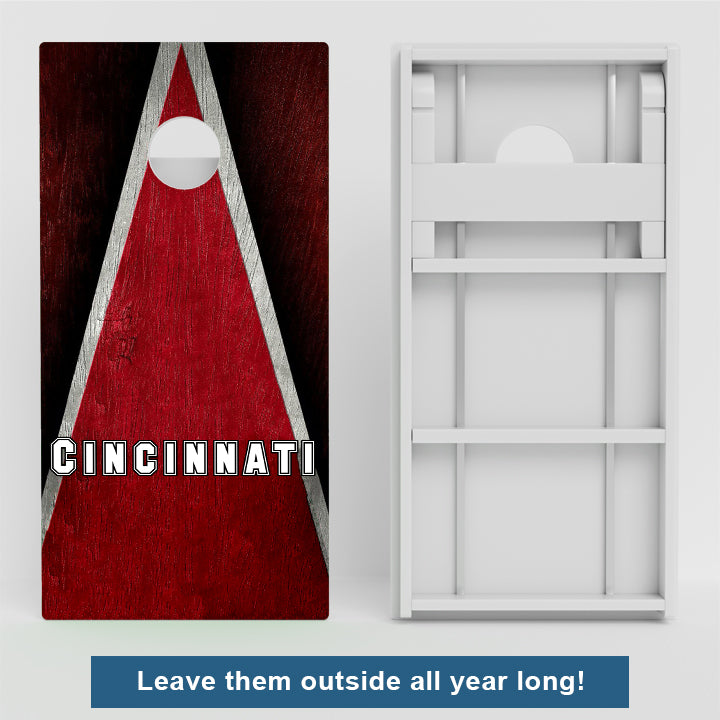 Cincinnati Baseball Weather Proof Cornhole Boards