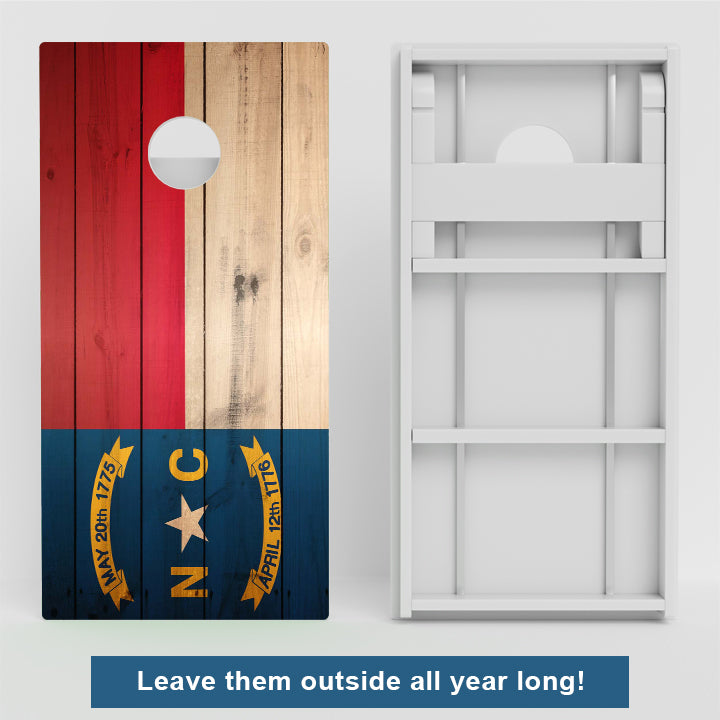 North Carolina Weather Proof Cornhole Boards