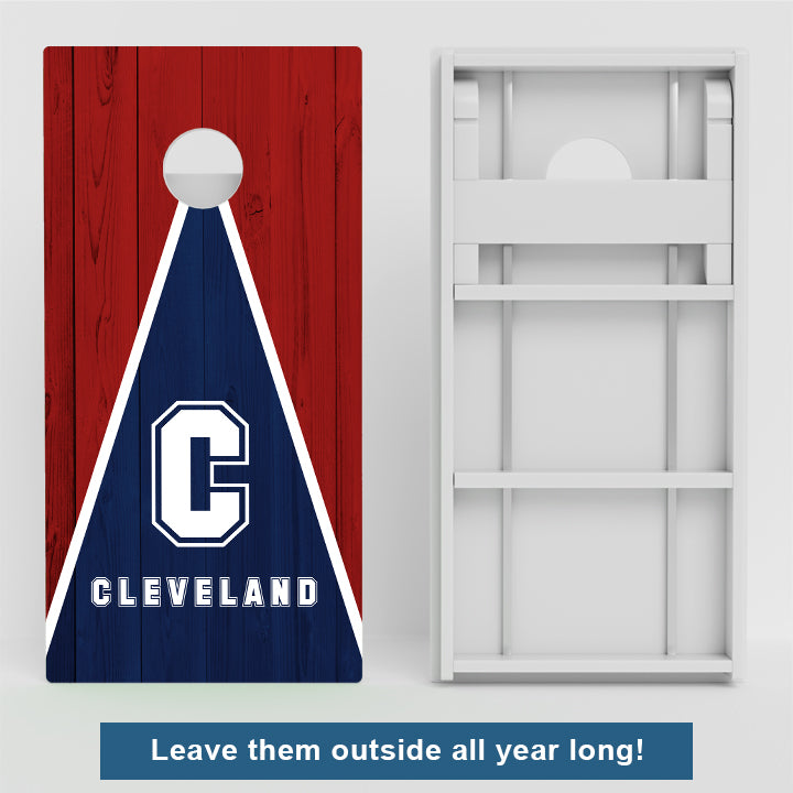 Cleveland Baseball Weather Proof Cornhole Boards