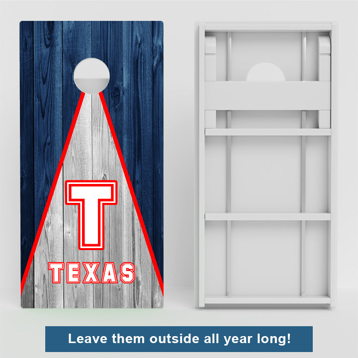 Texas Baseball Weather Proof Cornhole Boards