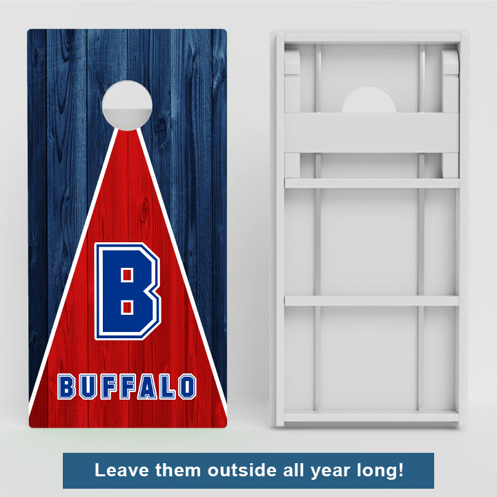 Buffalo Football Weather Proof Cornhole Boards