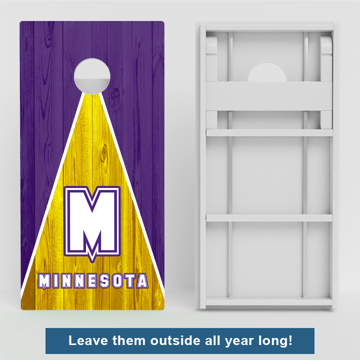 Minnesota Football Weather Proof Cornhole Boards