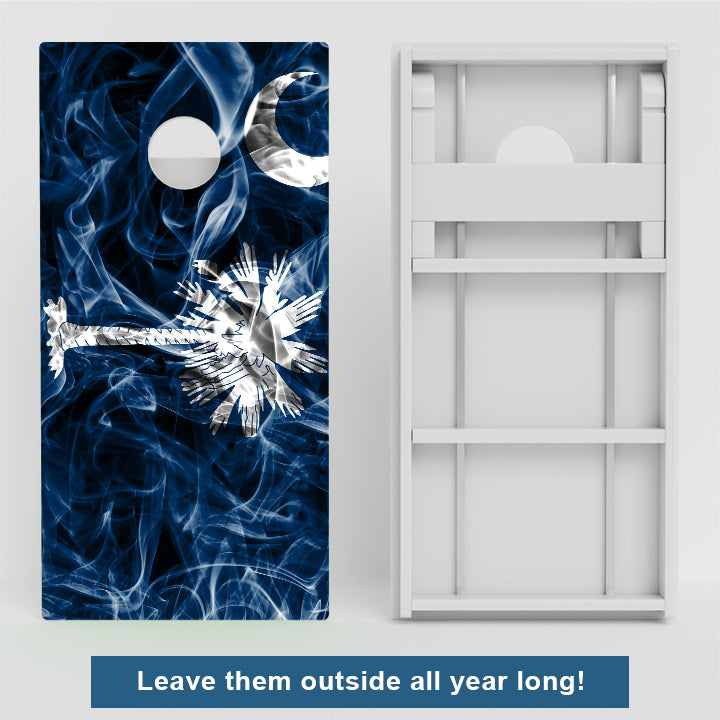 South Carolina Flag Weather Proof Cornhole Boards