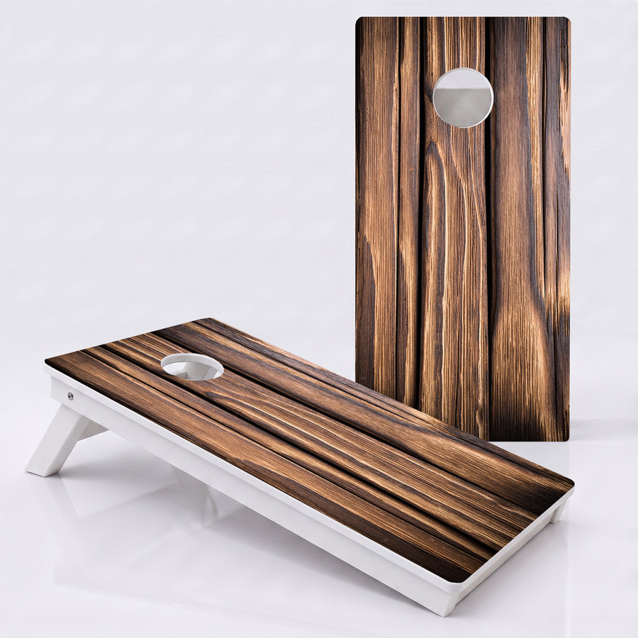 Thick Wood Grain Weather Proof Cornhole Boards