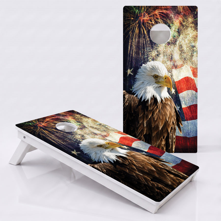 American Flag/Eagle Weather Proof Cornhole Boards