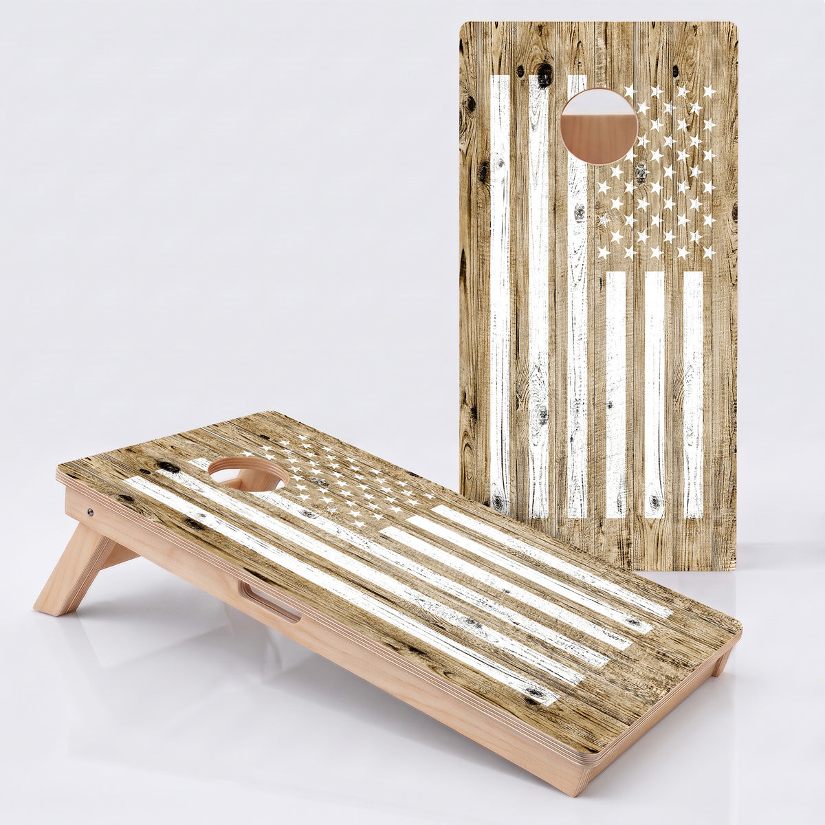 Camo American Flag Professional Cornhole Boards