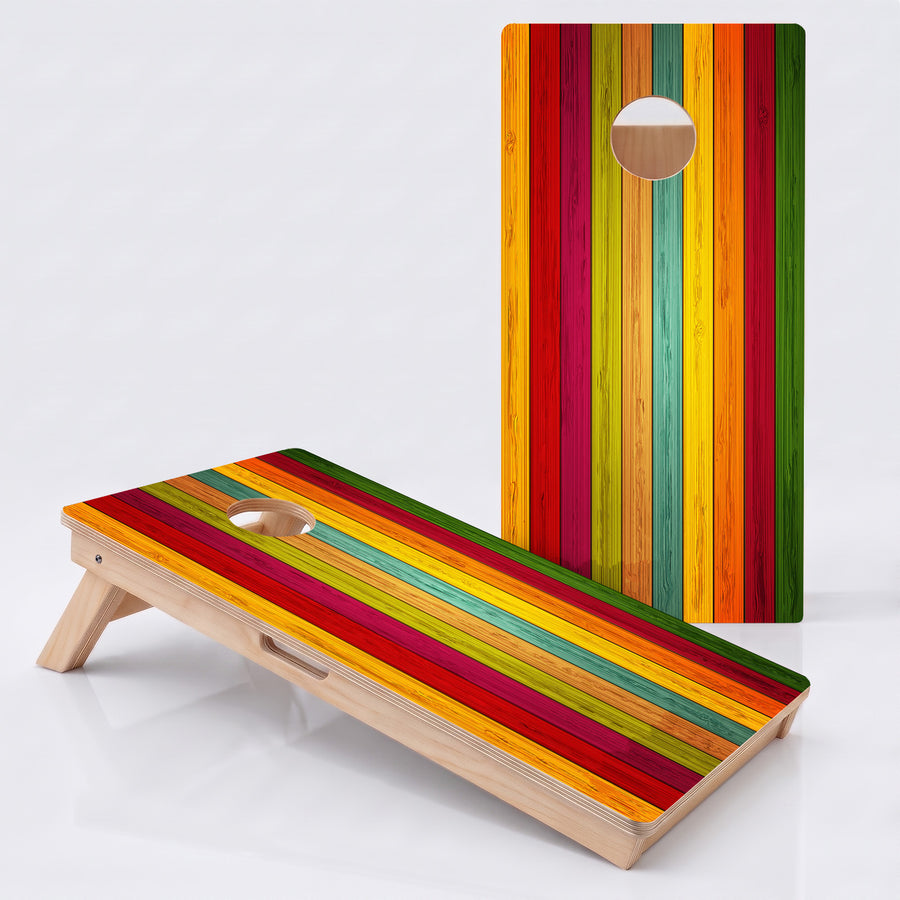 Wood Grain Colors Professional Cornhole Boards