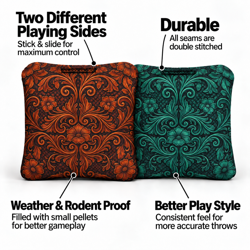 8 Vintage Pro Cornhole Bags