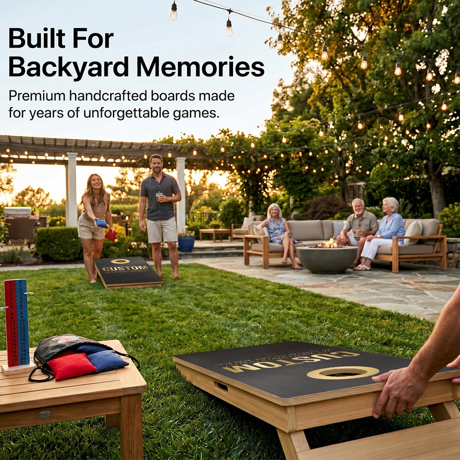 Customize Your Own Professional Cornhole Boards