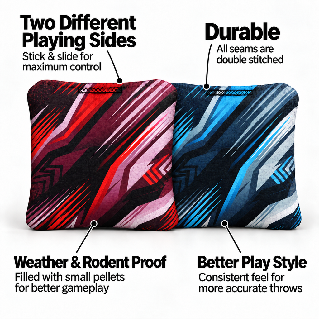 8 Geometric Pro Cornhole Bags