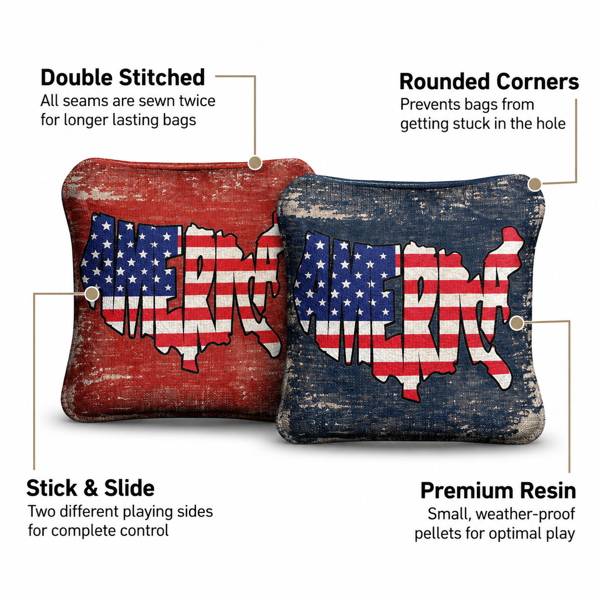 8 America Pro Cornhole Bags
