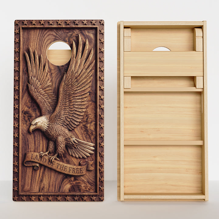 Land Of The Free Professional Cornhole Boards