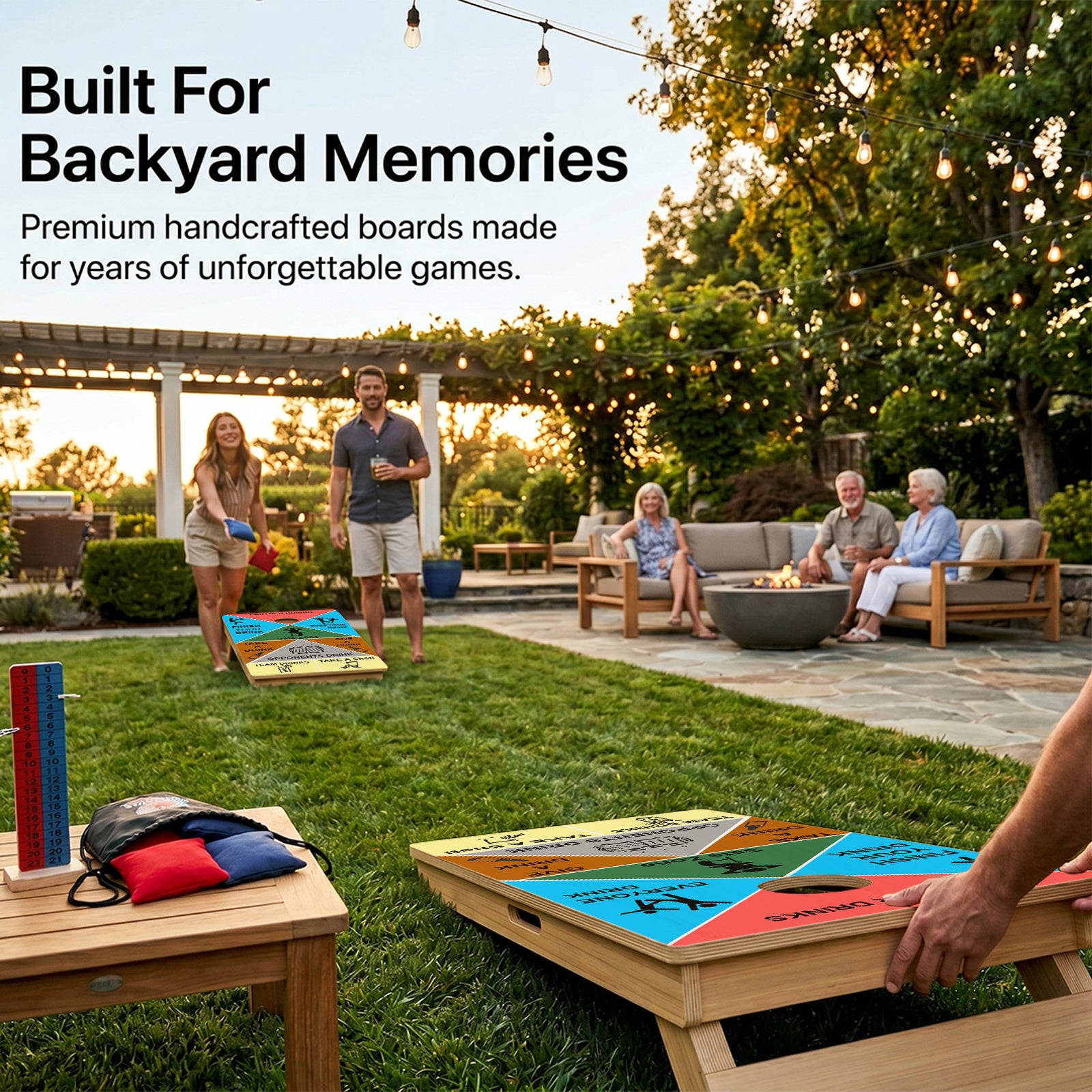 Drinking Game Professional Cornhole Boards