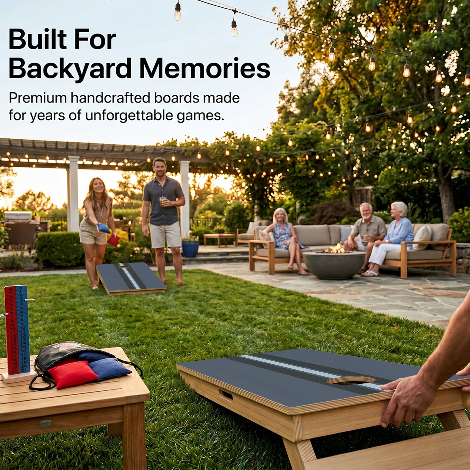 Modern Art Professional Cornhole Boards
