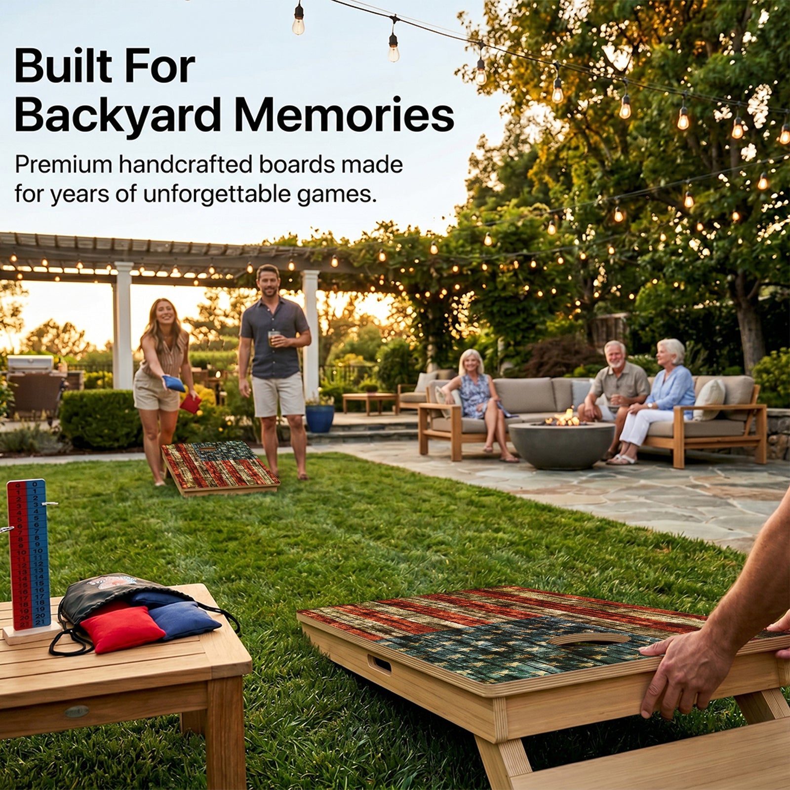 Brick Flag Professional Cornhole Boards