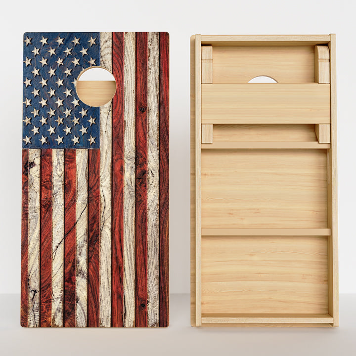 American Flag Professional Cornhole Boards