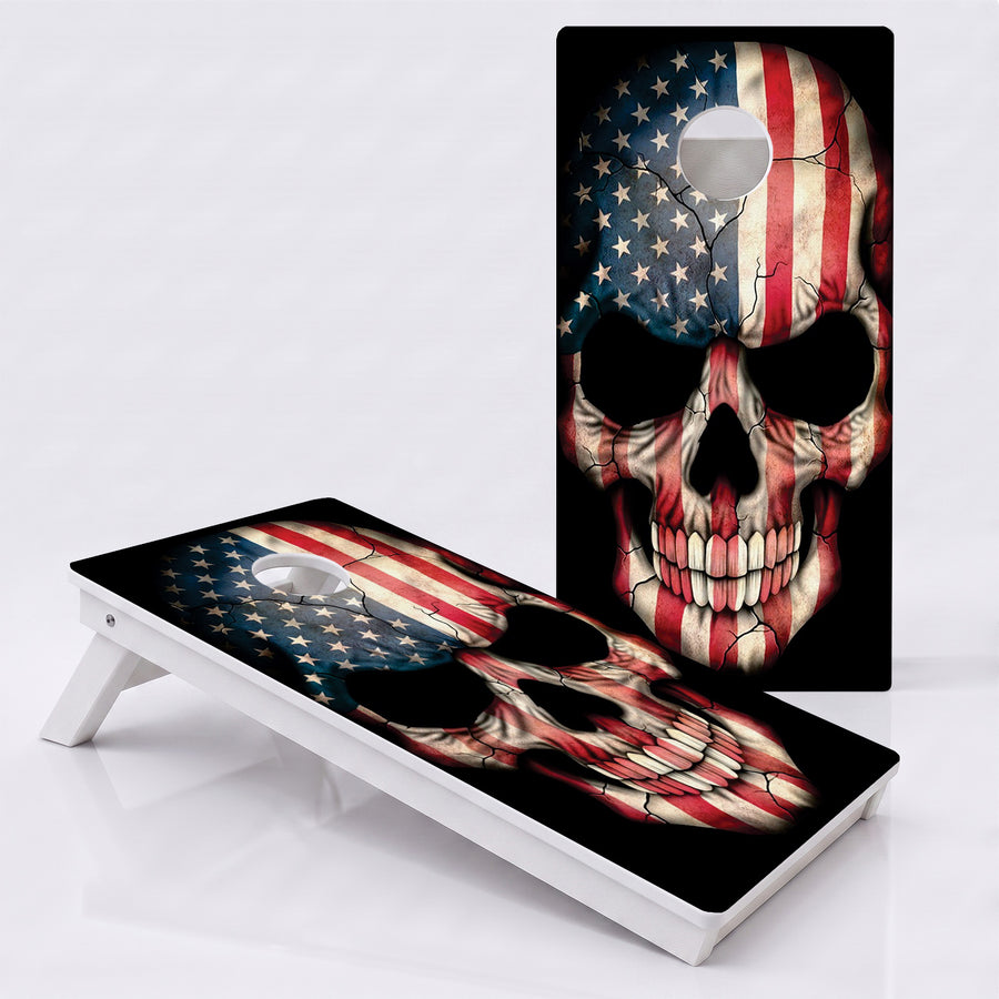 American Skull Weather Proof Cornhole Boards