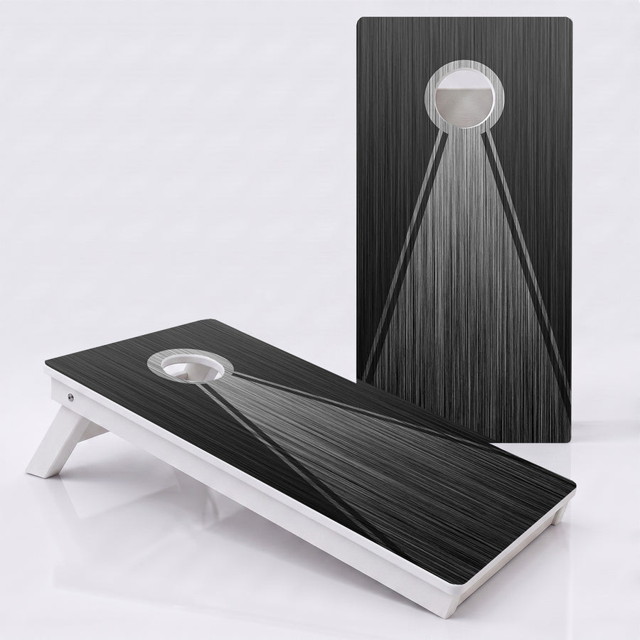 Wood Grain Weather Proof Cornhole Boards