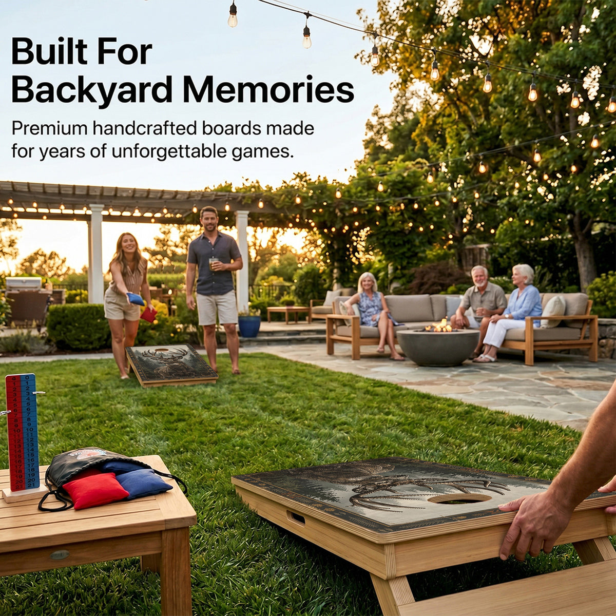 Northwoods Whitetail Professional Cornhole Boards