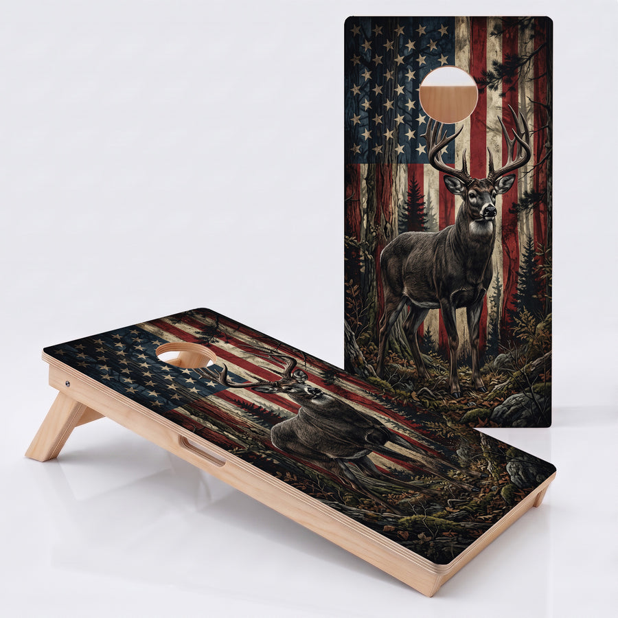 Patriot Whitetail Professional Cornhole Boards