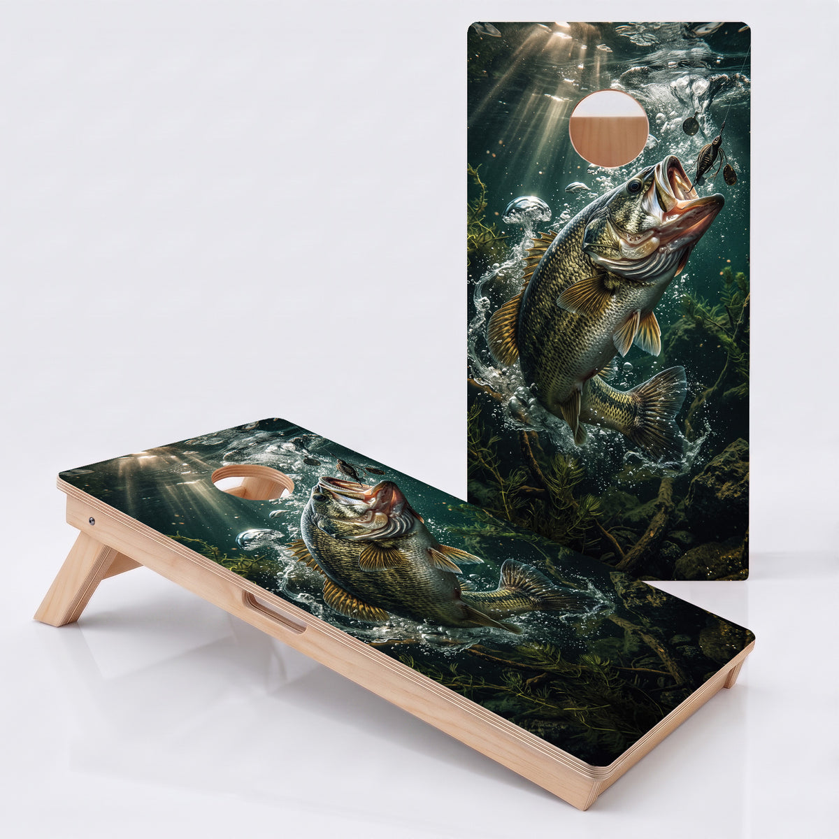 Bass Strike Professional Cornhole Boards
