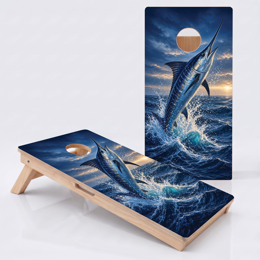 Blue Marlin Professional Cornhole Boards