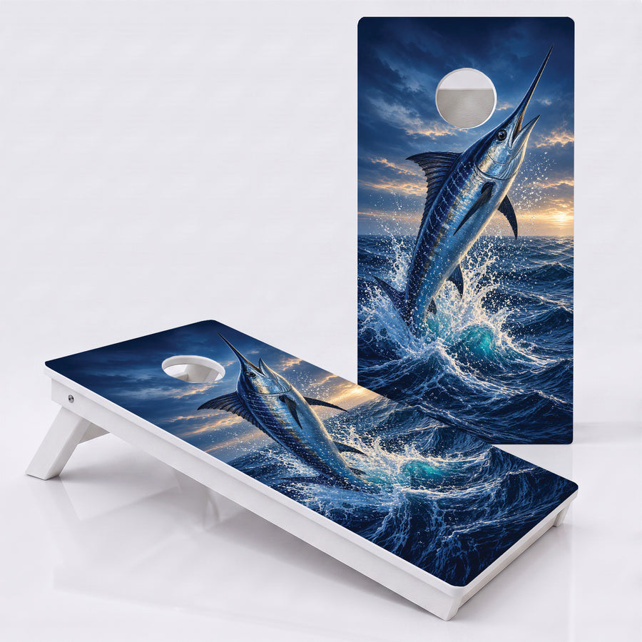 Blue Marlin Weather Proof Cornhole Boards
