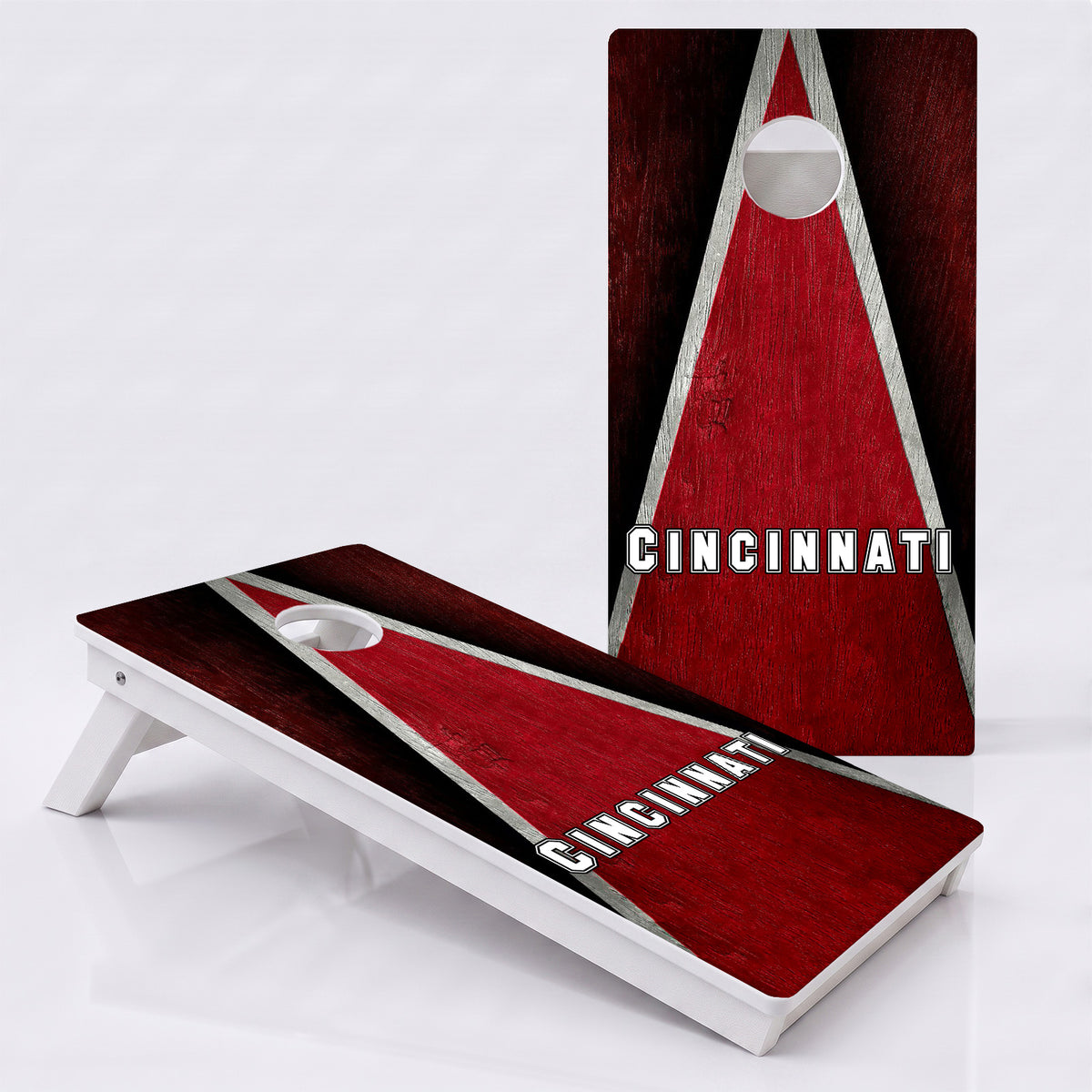 Cincinnati Baseball Weather Proof Cornhole Boards