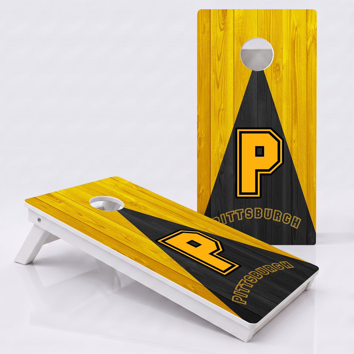 Pittsburgh Baseball Weather Proof Cornhole Boards