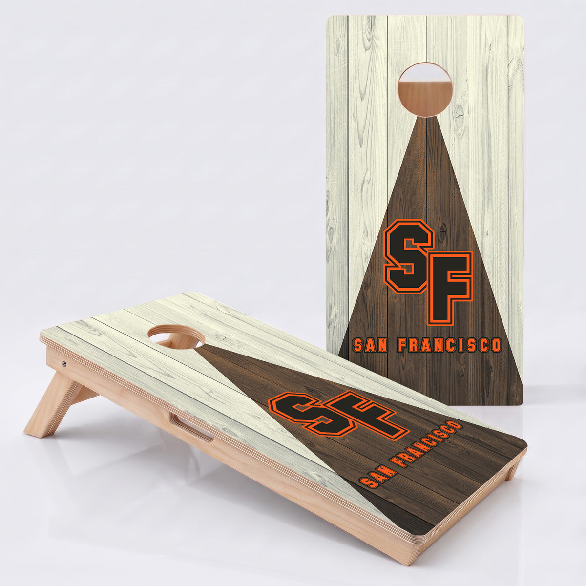San Francisco Baseball Professional Cornhole Board.