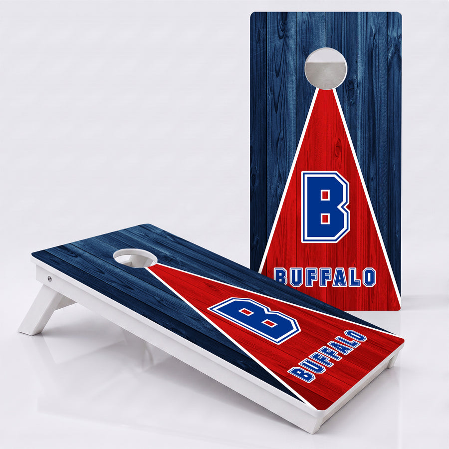 Buffalo Pennant Football Weather Proof Cornhole Boards
