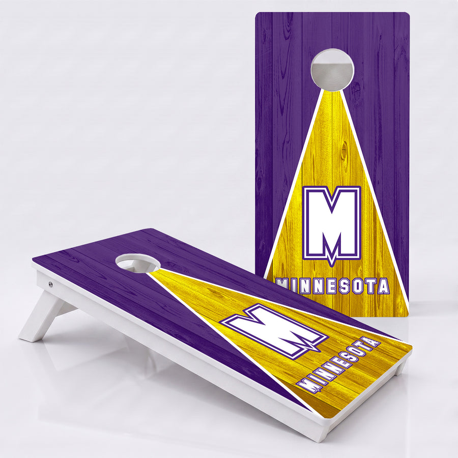 Minnesota Pennant Football Weather Proof Cornhole Boards