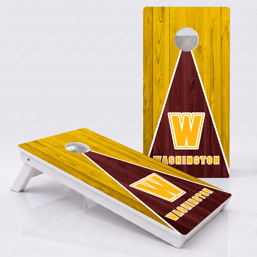 Washington Pennant Football Weather Proof Cornhole Boards