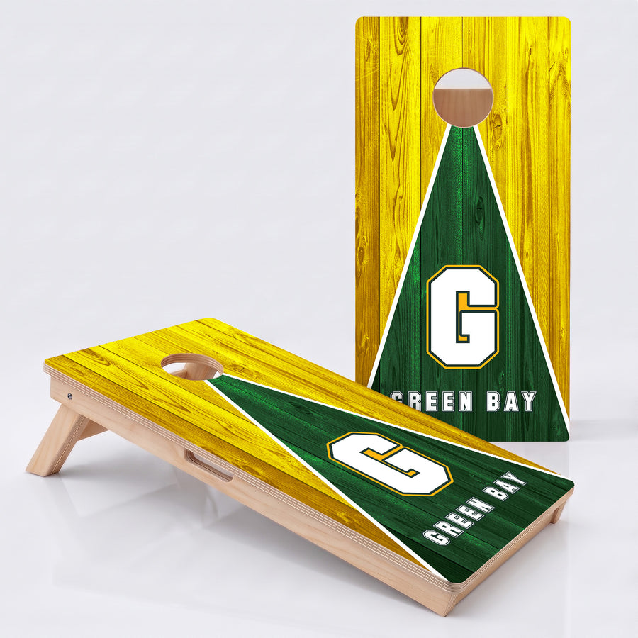 Green Bay Wisconsin Pennant Football Professional Cornhole Boards