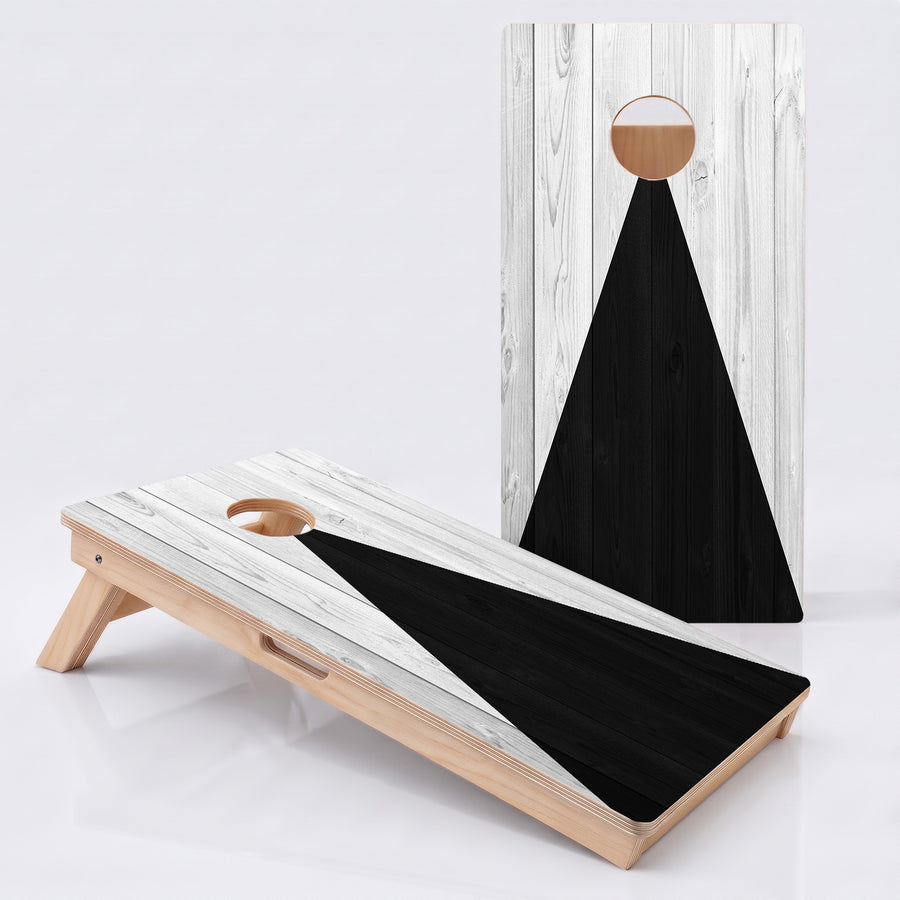 Black & Grey Professional Cornhole Boards