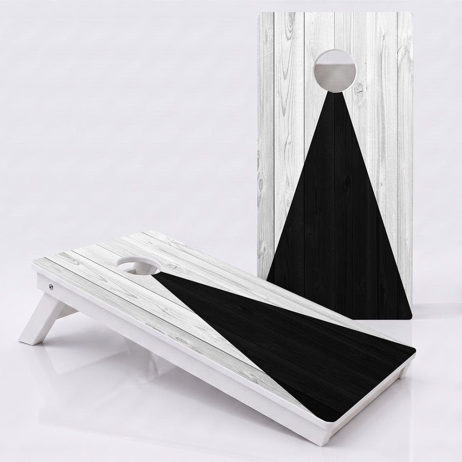 Black & Grey Weather Proof Cornhole Boards